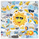 Pack 100 pcs Weather Cloud Stickers for Water Bottles Waterproof Laptop Luggage Computer Cups Scrapbooking Teens Adults Girls Cute In Australia - Darrahopens