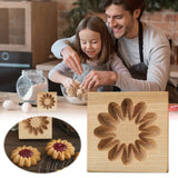 Wooden Cookie Biscuit Mold, 3D Baking Mold, Embossing Craft Decorating Baking Tool,  Kitchen DIY ( 10 * 10 * 2) In Australia - Darrahopens