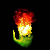 Halloween Floating Fireball, Creative Flame Prop, Illuminated Floating Fire, Artificial Fake Fire Floating Props No Flame(Orange)