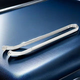 BBQ Sausage Turning Tongs, 2024 New Stainless Steel BBQ Kitchen Tongs for Cooking, Long Handle BBQ Grill Tongs, (2pcs) In Australia - Darrahopens