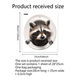 3D Sticker for Toilet | Cute Decal for Toilet| Toilet Decal | Three-Dimensional Animal Toilet Wall Sticker Home Decor