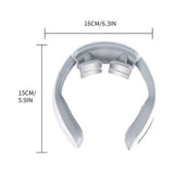 Portable Neck Electric Pulse Massager with Heat, Unit, 4 Head Lymphatic Massager for Pain Relief Deep Tissue, Units Neck Massager In Australia - Darrahopens