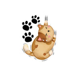 Cartoon Cat Toilet Seat Lid Sticker 3D Cute Cat Waterproof Toliet Lid PVC Sticker DIY Removable Cat's paw Toilets Stickers