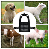Calf Sling for Weighing Animals, Lamb Scale Hanging Weight Scale Sling with D-Ring Adjustable for Weighing Lamb Baby Alpaca