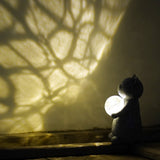 Solar Cat Statue Garden Decor - Cat Lover Gifts, with Gazing Solar LED Lights Ball Cat Decoration for Garden Yard Patio Lawn In Australia - Darrahopens