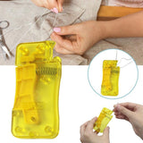 Crafting Tools,Easy to use Plastic Crafting Hand Sewing Home Supplies Assistance Needle Threader Automatic Threader