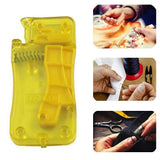 Crafting Tools,Easy to use Plastic Crafting Hand Sewing Home Supplies Assistance Needle Threader Automatic Threader