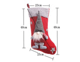 2pcs Merry Christmas Ornament Candy Stocking Sack New Year Xmas Tree Decorations Home Accessories Kids Gifts