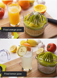 Citrus Lemon Orange Juicer Manual Hand Squeezer with Built-in Measuring Cup and Grater, Fresh pressing tool juice cup In Australia - Darrahopens