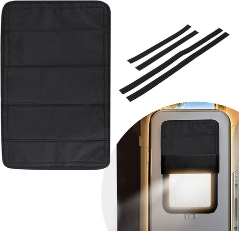 Foldable RV Sun Shade Windshield Blackout Shower Curtains Coverage RV Accessories Fits for Most RV Interior Door Window