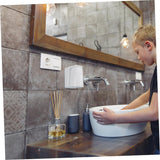 Simple Magnetic Mouthwash Cup Set Tooth Rack, Creative and Elegant Household Wall Suction Toilet Toilet Rack Punch-Free