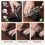 Rolling Knife Sharpener Kit - magnetic knife sharpener Diamond and Ceramic Discs for knives for Pocket Knife, Kitchen Knives