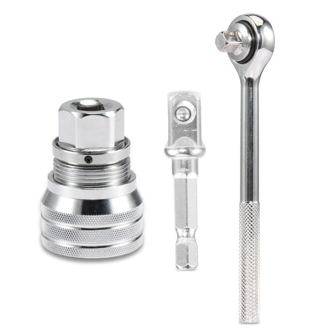 High Torque Ratchet Wrench for Socket Quick Release Square Head Spanner Socket Drive Hand Tools Mechanics Tools In Australia - Darrahopens