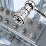 High Torque Ratchet Wrench for Socket Quick Release Square Head Spanner Socket Drive Hand Tools Mechanics Tools