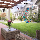 Charming Wind Chimes Hummingbird feeders, Hummingbird Feeders for Outdoors Hanging Ant and Bee Proof, Wind Chime