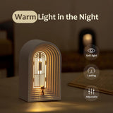 Touch Cordless Desk Lamp for Bedroom, Dimmable Table Lamp for Nightstand, Warm Bedside Lamps for Living Room, Home Office