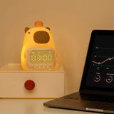 Cute Nursery Lamp, Silicone Animal Kids Baby Night Light Rechargeable Tabletop Decoration Lamp, Capybara lamp for Baby, Kids