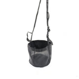 Horse Feed Bag Comfort Breathable Mesh Feed Bucket Heavy Duty Feed Bag with Adjustable Strap and Waterproof Bottom  (Black) In Australia - Darrahopens