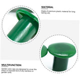 50pcs Garden Pole Set Cane Sleeve Covers Outdoor Garden Cane Caps Cane Topper Protectors Protective Caps Plastic Cane Caps In Australia - Darrahopens