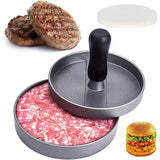 100 Patty Papers Set Grill Press Non-Stick Hamburger Mold with Free Wax Patty Paper Sheets Meat Beef Cheese Veggie Burger（11.7cm） In Australia - Darrahopens