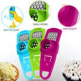 Garlic Grinder-Hand Garlic Grinder-Small Hand Grinder for Garlic-Garlic Slicer-Garlic Mincer-Hand Press Garlic Chopper-3pcs