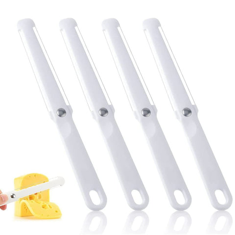 4 PCS Cheese Slicer Multifunctional Cheese Butter Slicer Cheese Knife Cheese Cutter for Block Cheese