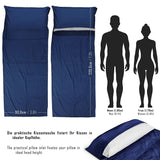 Premium Sleeping Bag Liner with All Around Two-Way Zippers, Breathable Lightweight Travel Sheet, Multifunctional Bed Sheet In Australia - Darrahopens