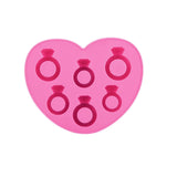 1 Pack Diamond Ring Resin Silicone Epoxy Resin Casting Mold for Jewelry and Pendant Making Valentine’s Day Ideal Gift DIY