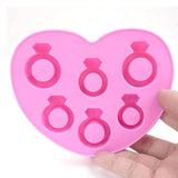 1 Pack Diamond Ring Resin Silicone Epoxy Resin Casting Mold for Jewelry and Pendant Making Valentine’s Day Ideal Gift DIY