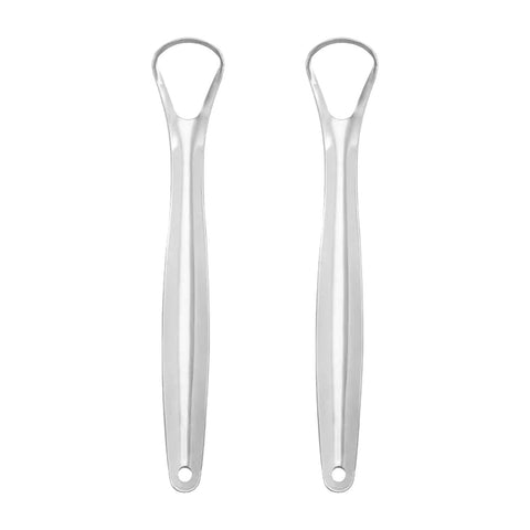2 Pcs Tongue Scraper,Fresh Breath Tongue Cleaner Reusable Fight Bad Breath Healthy Oral Care for Adults Kids