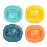 Hair Catcher Silicone Hair Stopper Square Hair Drain Cover,Bathtub Shower Drain Protectors with Suction Cups for Bathroom Bathtub In Australia - Darrahopens