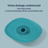 Hair Catcher Silicone Hair Stopper Square Hair Drain Cover,Bathtub Shower Drain Protectors with Suction Cups for Bathroom Bathtub