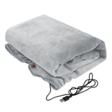 Heated Throw Blanket Electric Heating Blanket Portable Warm Fleece Wearable Blanket Heated Shawl Lap for Home Car Office In Australia - Darrahopens