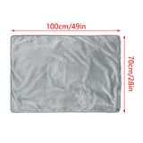 Heated Throw Blanket Electric Heating Blanket Portable Warm Fleece Wearable Blanket Heated Shawl Lap for Home Car Office