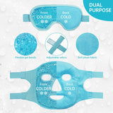 Cooling Ice Face Eye Mask for Reducing Puffiness, Bags Under Eyes,Sinus,Redness,Pain Relief,Dark Circles, Migraine In Australia - Darrahopens