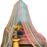 Bed Canopy with Lights, Bed Canopy for Girls Princess with Luminous Stars, Canopy Bed Curtains for Twin to King Size Bed In Australia - Darrahopens