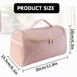 Travel Case for Travel Storage Bag for Pre-Styling Dryer and Hair Curler Accessories, Curling Barrels Case with Hideable Hanging