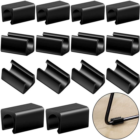 Rectangle Chair Legs Tips Caps Plastic Chair Leg Floor Protectors Nonslip No Noise Leg Covers for Metal U Shape Chairs Feet(40 Pcs) In Australia - Darrahopens