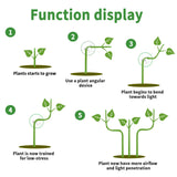 20 PCS Low-Pressure Plant Training Clip,Plant Training Clips Plant Bud Bender, Gentle Plant Clips(White)
