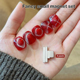 4Pc/set Mini Various Nail Art Magnetic Cat Eye Design Magnet Wand Gel Nail Polish Magic Manicure DIY