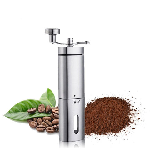 Manual Coffee Stainless Steel Coffee With Foldable Handle, Triangle Kitchen Hand Coffee Bean for Home and Kitchen