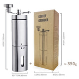 Manual Coffee Stainless Steel Coffee With Foldable Handle, Triangle Kitchen Hand Coffee Bean for Home and Kitchen In Australia - Darrahopens