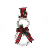 Christmas Wreath for Window Lighted Wreaths New Items Home LED Lights Wreath Rattan Circle Winter for Front Door Outdoor Indoor In Australia - Darrahopens