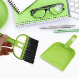Dustpan and Brush Set Mini Cleaning Broom Dustpans Home Office Kitchen Car Desktop Portable Cleaning Tools