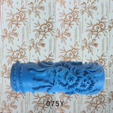 5 pcs 5'' Rubber Embossed Flower Pattern DIY Paint Roller Sleeve Decorative Texture Roller for Wall Painting Machine