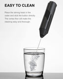 Milk Frother Handheld, Battery Powered Drink Mixer for Matcha Coffee, Electric Portable Whisk Drink Mixer Mini Foam Maker