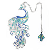 Bookmark Metal Peacock Bookmark Gift Box Hollow Tassel Pendant Chinese Style Student Gift Teacher's Day Gift for Teacher In Australia - Darrahopens