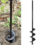 Auger Drill Bit for Planting 1.6"x17.7", Post Hole Auger for Planting Bulbs, Easy Post Hole Digger with Drill for Hex Drive Drill