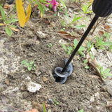 Auger Drill Bit for Planting 1.6"x17.7", Post Hole Auger for Planting Bulbs, Easy Post Hole Digger with Drill for Hex Drive Drill