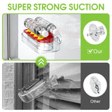 Window Hummingbird Feeder, Strong Suction Cup Hummingbird Feeder with 4 Feeding Ports, Easy to Clean and Refill Plastic In Australia - Darrahopens